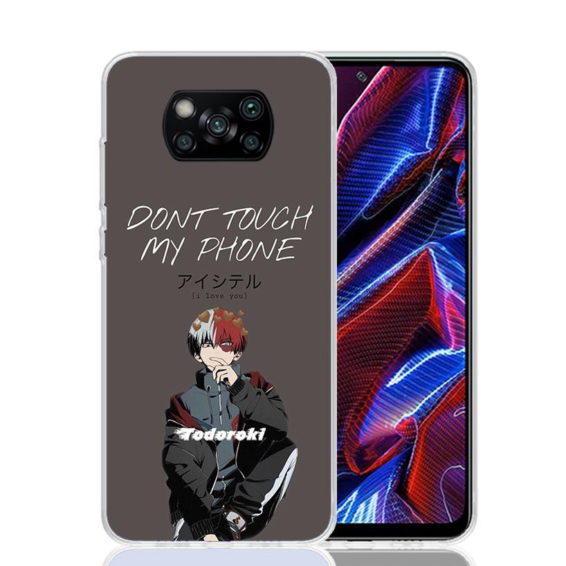 My Hero Todoroki Shoto Case Phone Cover for Xiaomi Redmi Note 10 9 9S 8 8T 7 5 Pro Mi 12T 11T 10T 9T 12 11 Lite A3 A2 Trend Fund