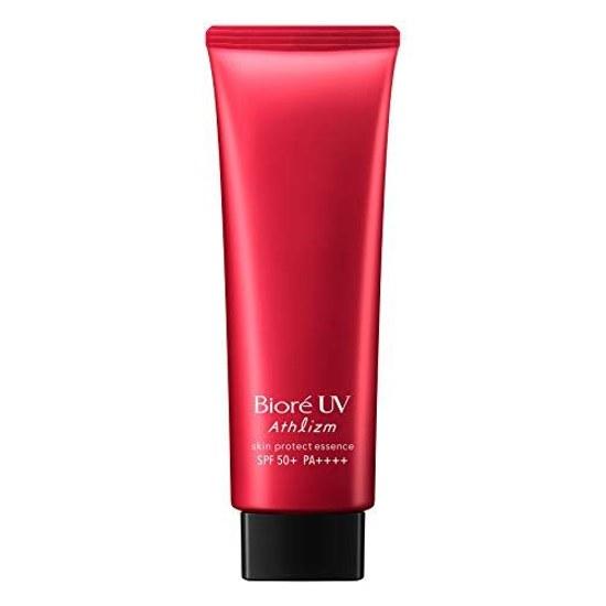 Biore UV Athlizm Эссенция для защиты кожи большого объема, 105 г (В 1,5 раза больше обычного размера) Солнцезащитный крем SPF50+ PA++++ выдерживает суровые условия 40 75 105 (Икс