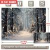 1 шт. A С зимним снежным декором, фон Зимние декорации для фотостудии, фотобудки, Рождественской вечеринки