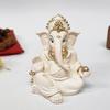 Synthetic-Resin Ganesha Idol | Ganesh Statue Home Decor | Ganesha Murti Office Desk, & Ganpati Idol Car Dashboard