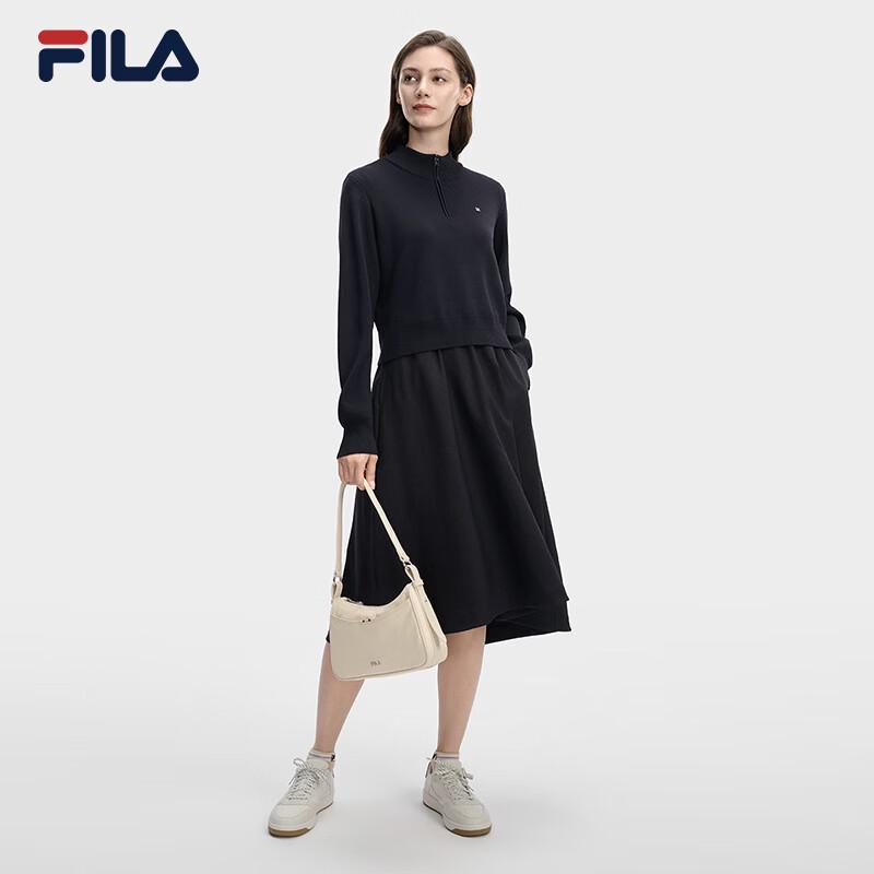 Fila Женское платье-двойка из искусственной кожи с вставками