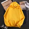 Unisex Fleece-Lined Hoodie: Thick, Loose-Fit, Long Sleeve Sweatshirt with Drawstring for Couples