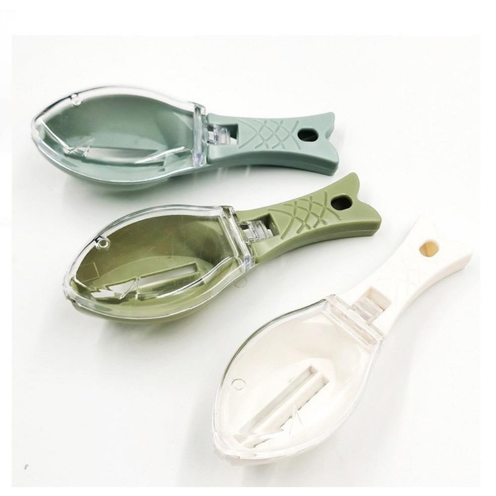 JOYBLISS Терки для рыбной чешуи Скребок Инструмент для чистки рыбы Устройство для соскабливания чешуи с крышкой Дом Кухня Приготовление пищи Инструмент для рыбы Кухонные инструменты