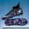 High-top football shoes men's and women's long nails TF broken nails artificial grass training shoes youth sports shoes