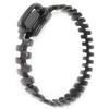 Les Trésors De Lily [J8713] — Черный дизайнерский браслет Zip Séduction.
