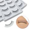 1Box Training Lashes Beginner False Eyelashes Practice Mink Lashes Strip Individual Lashes Eyelash Extension Tools