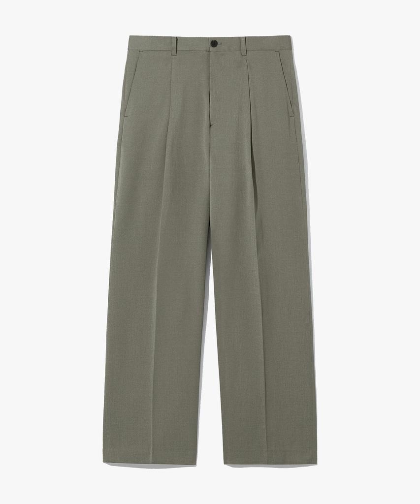 SUARE Linen-Like Single-Pleat Pants - 4 Colors