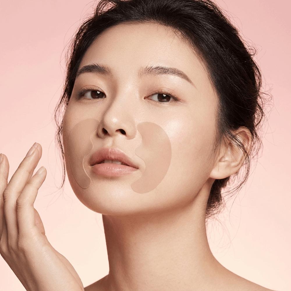 20pair/40pcs Skin-Tone Nasolabial Fold Patch Invisible Smooth Facial Fine Lines Women