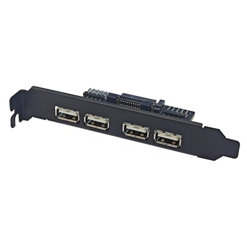 Универсальный USB 2.0 Expansion Bracket для материнских плат ПК с металлическим корпусом для защиты от помех