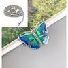 Enamel Butterfly Pendant Necklace Men Women Bohemian Style Choker With Clover Charm Copper Chain Jewelry