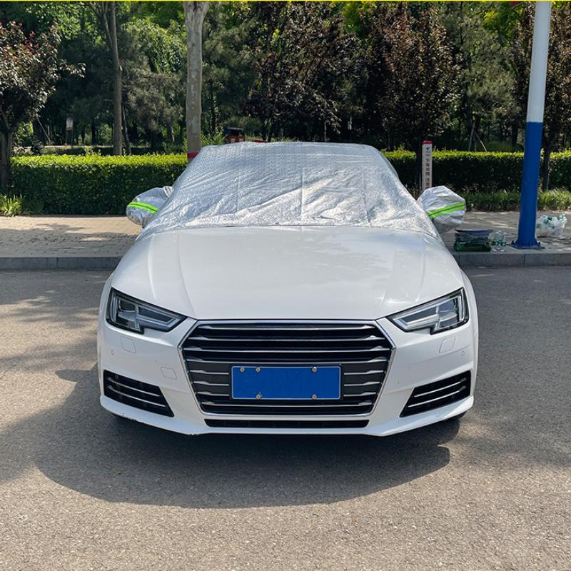 Универсальная автомобильная полукрышка, алюминиевая пленка, утолщенный снежный козырек от солнца, лобовое стекло автомобиля, солнцезащитный козырек, тепловой чехол