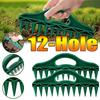 1-3PCS Seeds Spreader Seed-in Gardening Manual 12-Hole Soil Digger Portable Seeds Spacer Soil Puncher for Planting Seeds Soil Loosening