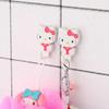 2 шт./комплект Мультяшный Милый Hello Kitty Без сверления Прочный Самоклеящийся Крючок Вешалка Кошка Kt Домашний Декор Вешалка на заднюю стенку двери Подарки