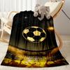 Soccer Ball Net Blanket Warm Cozy Great for Sofa Couch Office Bed Picnics Stylish Decor Day Thanksgiving Y12