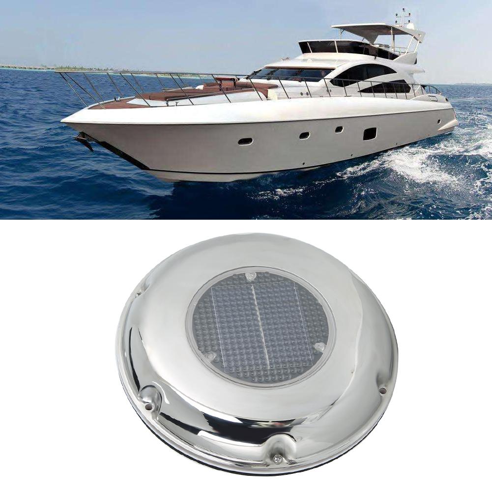 Stainless Steel Boat Exhaust Fan Solar Powered Ventilation Vent Fan
