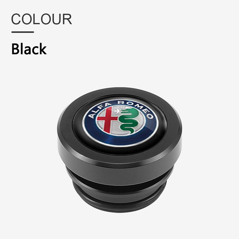 FJWXM1 Car Cigarette Lighter Dust Cover Dustproof Decoration Cap For Alfa Romeo Giulietta 159 147 156 166 Mito Giulia GT Stelvio Tonale