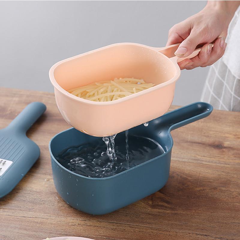 1 комплект, многофункциональная терка для картофеля, моркови, огурца, терка с ситечком, кухонная корзина для мытья овощей