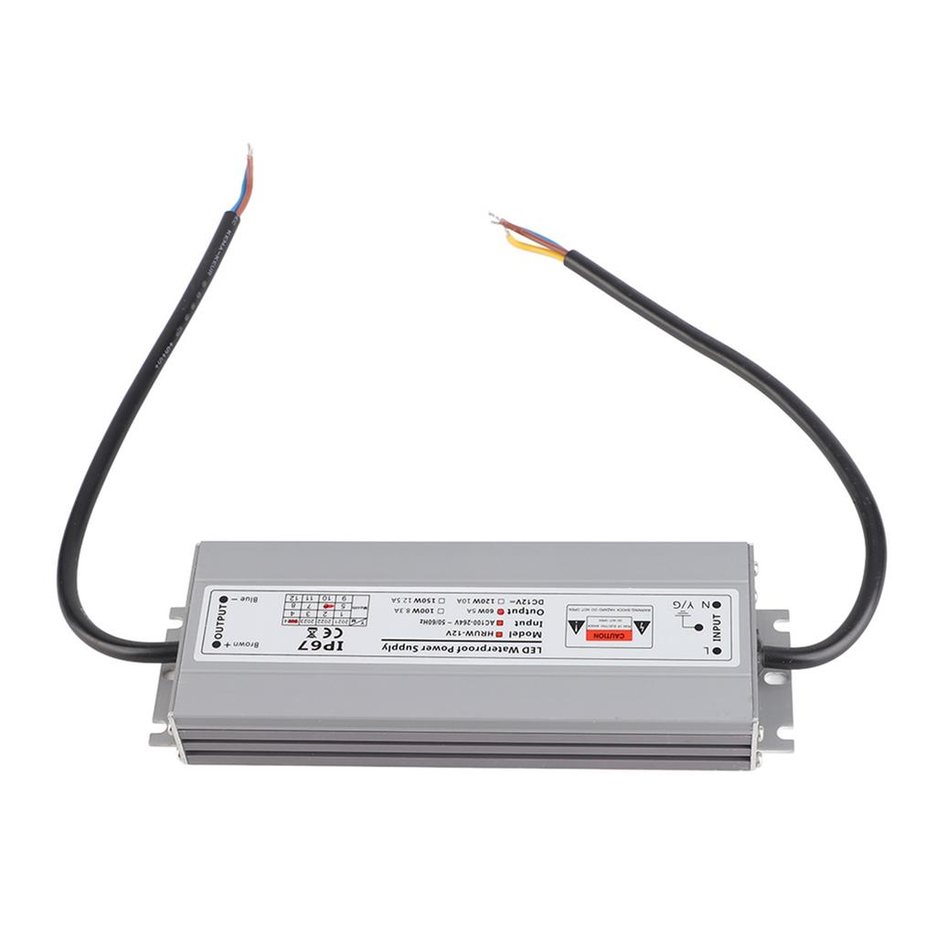 HRUW60W12V IP67 Водонепроницаемый Импульсный Источник Питания Драйвер Светодиодов Трансформатор 100240В переменного тока