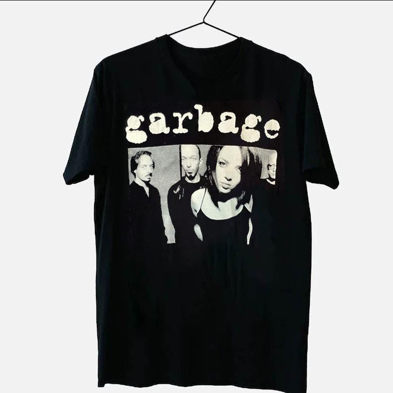 Хлопковая футболка унисекс с принтом 'Garbage Band Concert Tour' Все размеры S-5XL Футболка унисекс