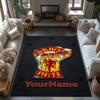 Manchester Personalized Text Carpet Perfect for Foyer Hallway Game Room Living Rooms Antislip Carpet Anime Office Decor