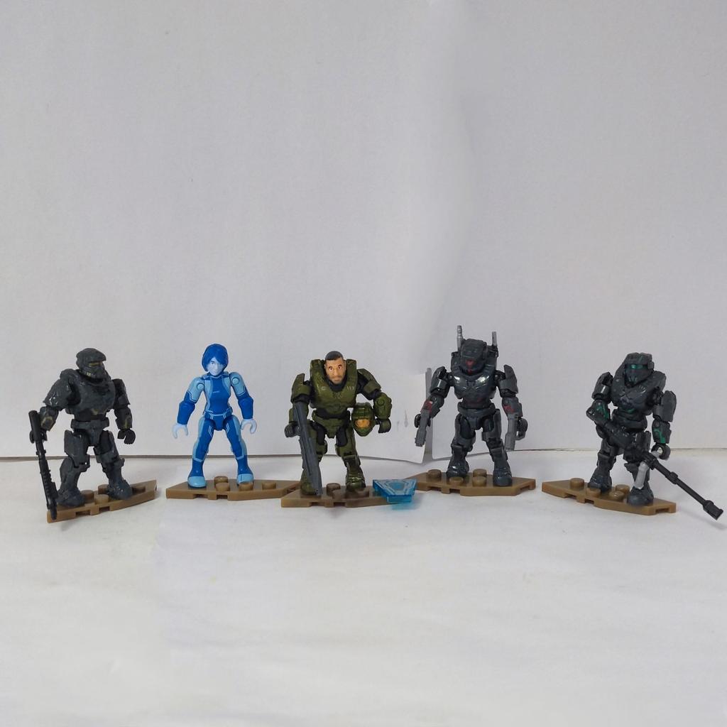 Мега UNSC Спартанец KAI-125 Vannak-134 RIZ-028 Cotana Джон-177 Набор из 5 штук Свободные Минифигурки Игрушки