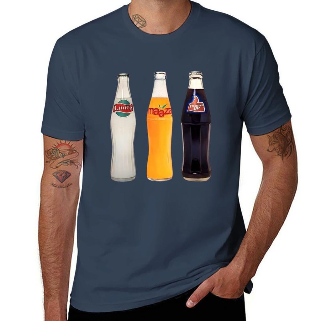 Футболка Limca X Maaza X Thums Up с принтом в виде узора Повседневный топ