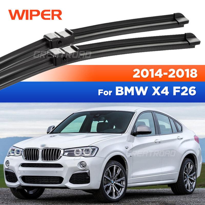 Для BMW X4 F26 2014-2018 2015 2016 2017 Дворники Передние щетки стеклоочистителя Лобовое стекло Щетка для окна 26"+20"""