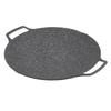 Korean BBQ Plate Barbecue Grill Non Stick Circular Frying Pan for Home Outdoor Stove Gas Type 33cm