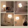 Voice-Controlled Night Light, Smart Voice Lamp, Bedside Bedroom Night Light, Mood Lamp, Controlled by Motion Sensor, USB