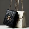 2025 New Genuine Leather Mini Phone Bag, Commuting Crossbody Small Bag, Quilted Chain Women's Bag, Fashionable Handbag for Women