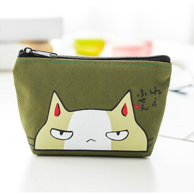 Cat Coin Purse Women Wallet Small Cute Cartoon Animal Card Holder Key Bag Kid Children Purse