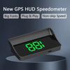 Car HUD Digital Speedometer Universal Head Up Windshield Projector GPS Big Font KM/H MPH Speed Meter Plug and Play for All Cars
