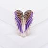 Creative Diamond Angel Wings Brooch Brooch Multi-Color Trend Fashion Accessories Pin