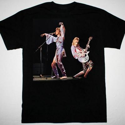 Mick Ronson David Bowie VTG T-shirt Black Cotton All Sizes