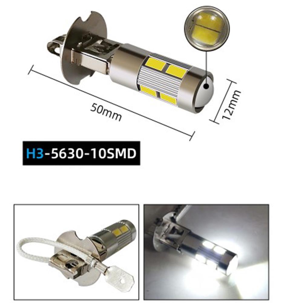 H4/H7/H1/H3 Car LED Lamp 12V White Fog Light Super Bright Auto LED Front Fog Light High Power Driving Lamp Bulb Universal