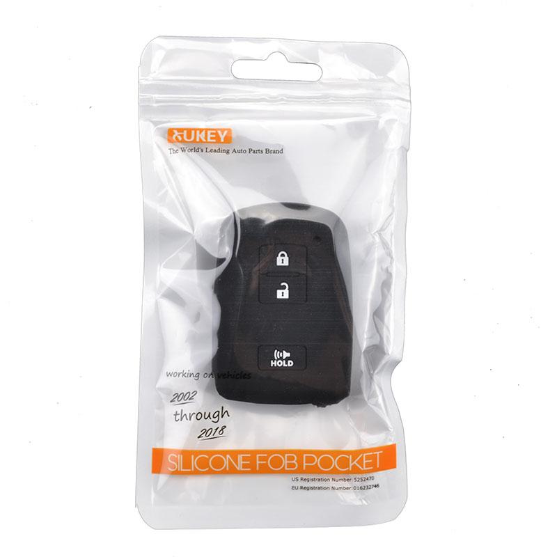 Силиконовый чехол для ключей, дистанционный брелок для Toyota 4 Runner Tacoma Land Cruise Prius Rav4 Highlander Sequoia Tundra, автомобильные аксессуары