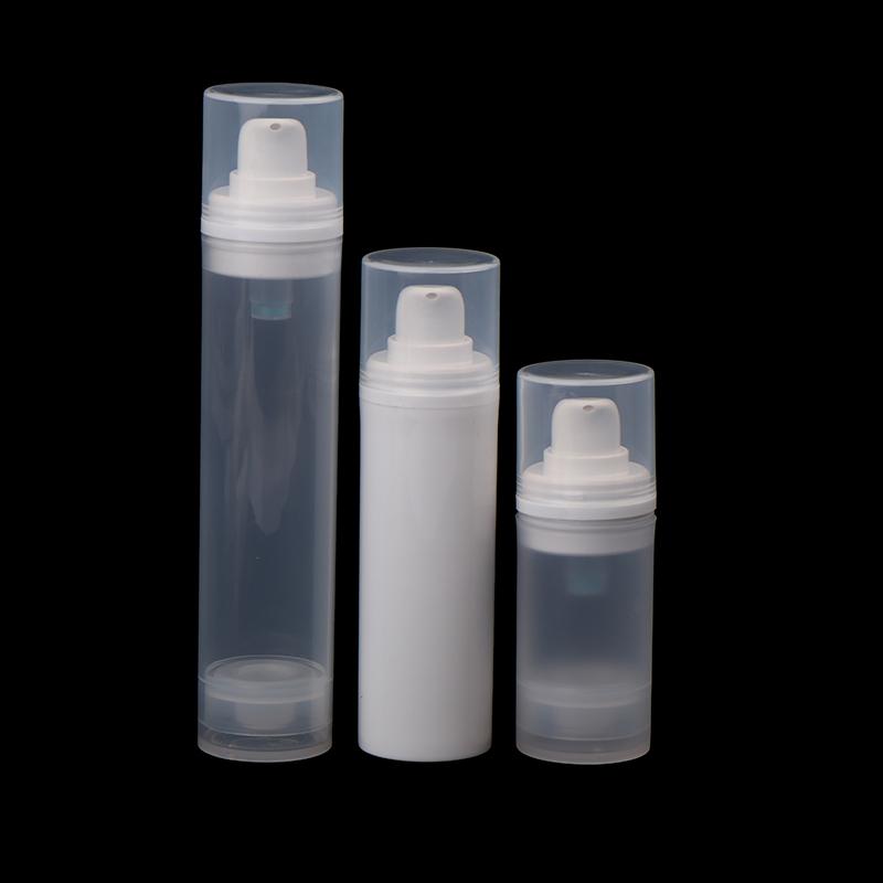 15/30/50ml Empty Airless Pump Bottles – Mini Cosmetic Containers for Lotion, Emulsion, and Travel Use