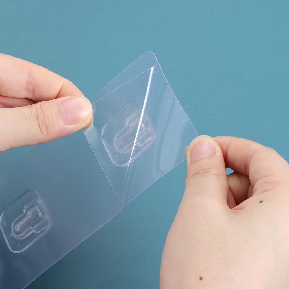 Настенный самоклеящийся прозрачный держатель для розетки без перфорации, фиксатор для вилки, наклейка для вилки