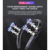 Портативная носимая Bluetooth-совместимая колонка, подвешиваемая на шею, беспроводной звуковой бокс, 4 динамика, водонепроницаемый мини-сабвуфер