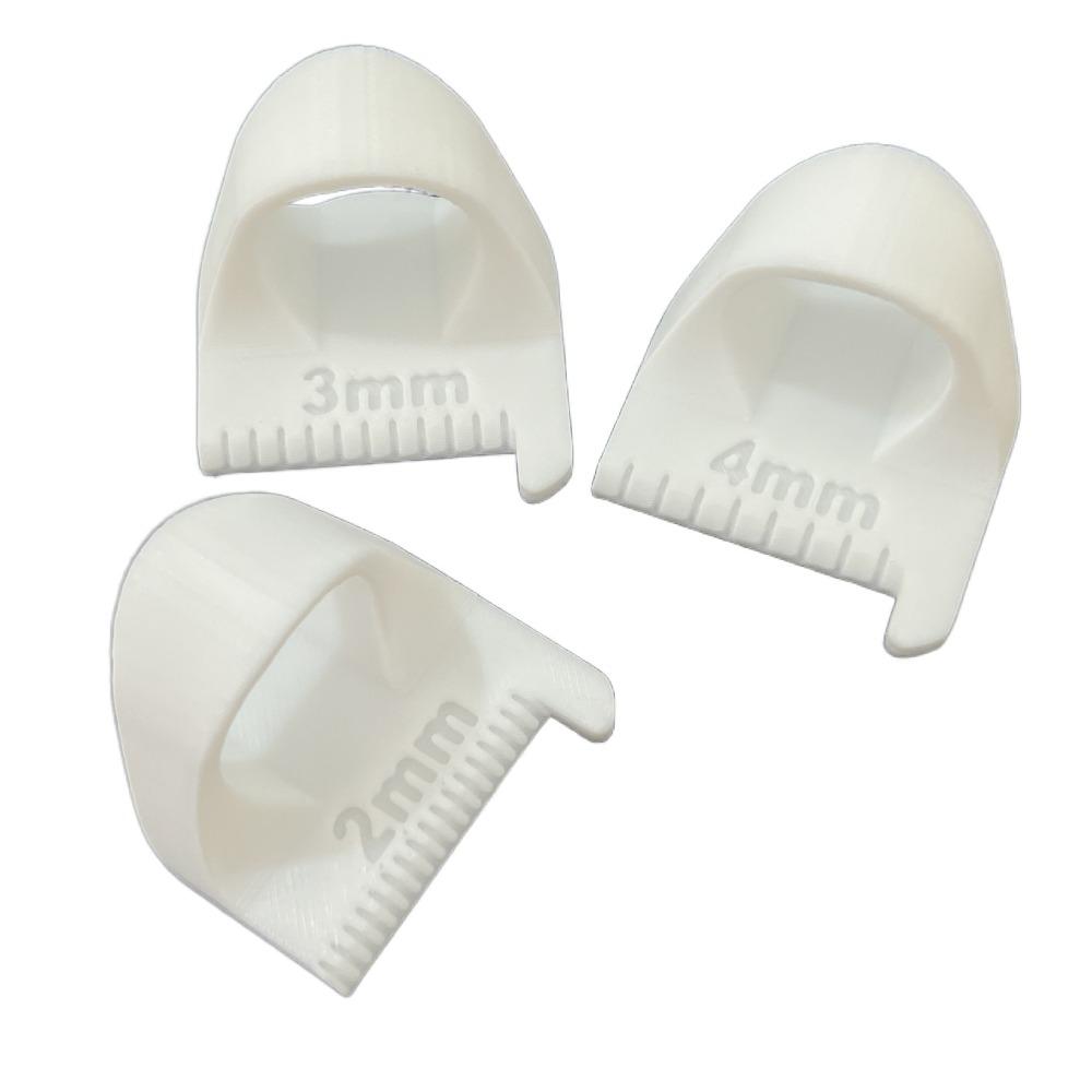 3 шт./набор 2/3/4 мм швейные шаблоны линейка 3D распечатанный палец линейка швейный шаблон швейная кромка