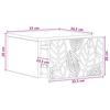Wall Mounted Side Table 2 pcs Concrete Grey 34.5 x 33 x 20 cm