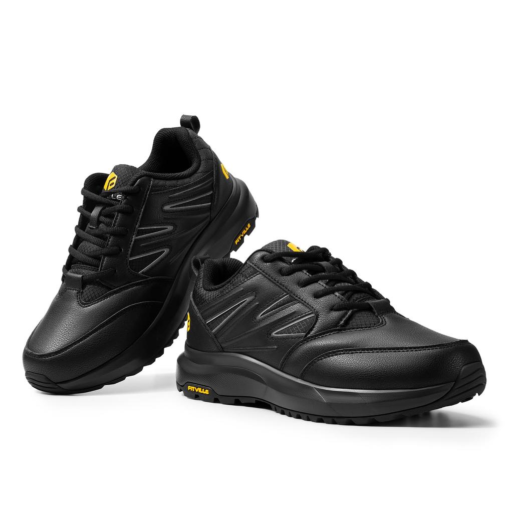 [FitVille] Mountaineering Trekking Shoes Men's Wide Waterproof 29.5 Cm E4