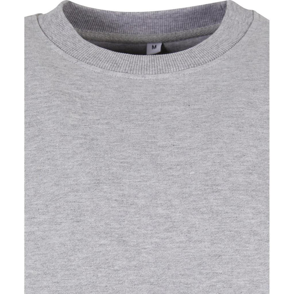 Build Your Brand Mens Ultra Heavy Crew Neck Sweatshirt