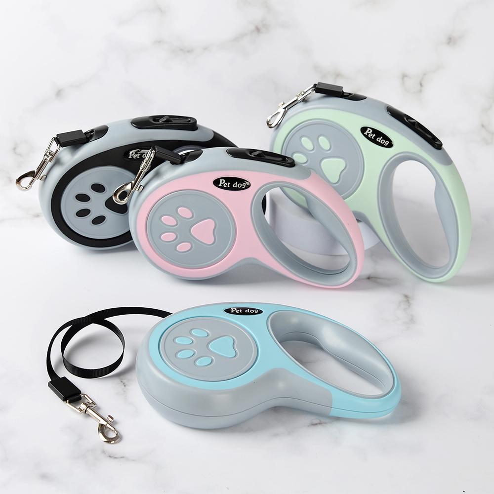 Поводок для собак 3 м 5 м, автоматические выдвижные поводки для домашних животных с удобной ручкой, поводки для щенков для прогулок, тренировки, прочные портативные поводки для собак, чихуахуа, Йоркшир