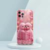 Мягкий прозрачный чехол-бампер из ТПУ для iPhone 16 15 14 13 12 11 Pro Max XR 8 7 Plus Ударопрочный корпус Милый рисунок с маленькой собачкой