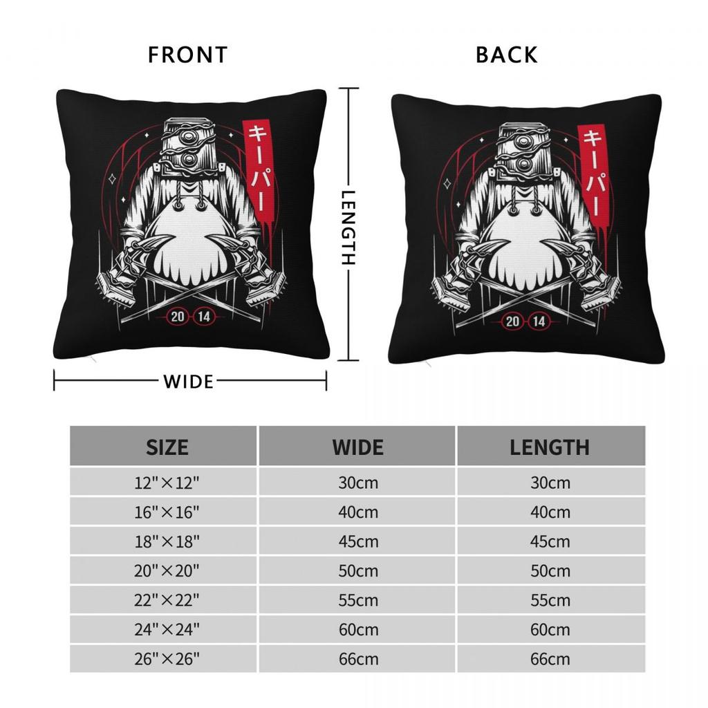 The Keeper The Evil Within Square Pillowcase Polyester Linen Velvet Printed Zip Decor Pillow Case Home Cushion Cover