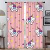 Милые мультяшные шторы от комаров с единорогом для гостиной, тюль для спальни, затемняющие шторы-перегородки для кухни, элегантные