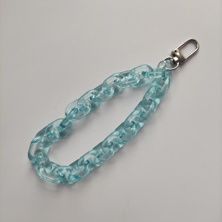 Phone Finger Strap Chain,Acrylic Mobile Accessories Straps Chain Wrist Keychain Strap Finger Bracelet Chain