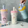 Stainless Steel Vacuum Cup 600ml Water Mug Cute Insulated Cup
