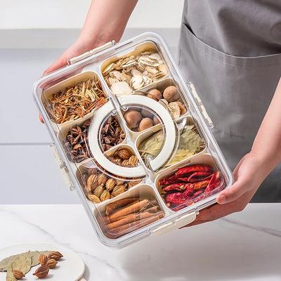 Корзина для хранения на кухне из ПЭТ с ручкой для холодильника, контейнер для хранения продуктов питания, дизайн слива, интервальный контейнер для хранения
